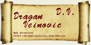 Dragan Veinović vizit kartica